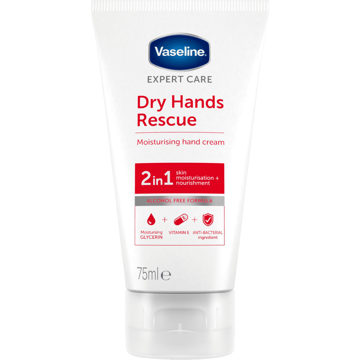 Vaseline Dry Hands Rescue Creme 75 ML Etos
