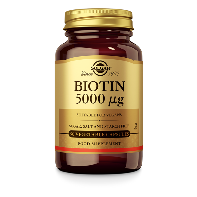 Solgar Biotin 5000 µg Capsules 100 stuks