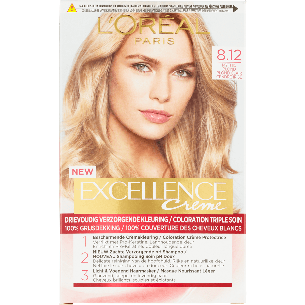 L'oreal excellence 8.12 mythic blonde 1 EA Etos