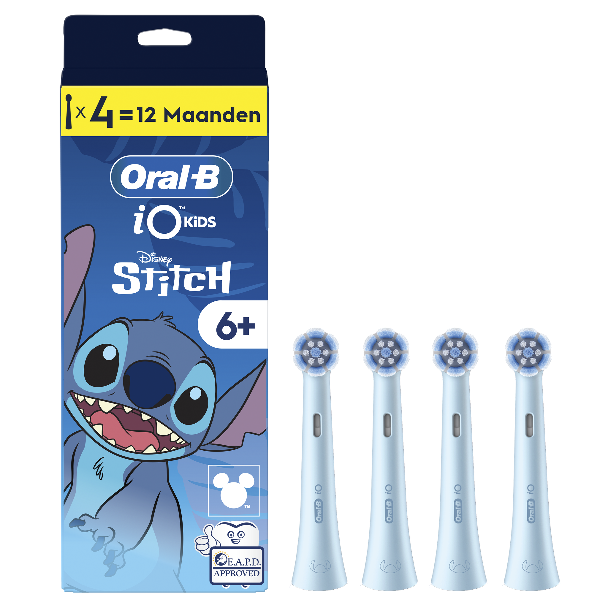 Oral-B iO Kids Stitch Opzetborstels 4 stuks