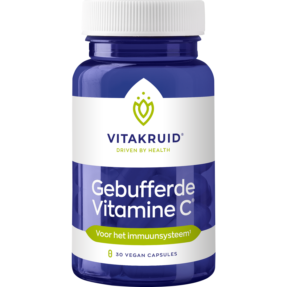 Vitakruid Gebufferde Vitamine C Imuunsysteem Vegan Capsules 30 stuks