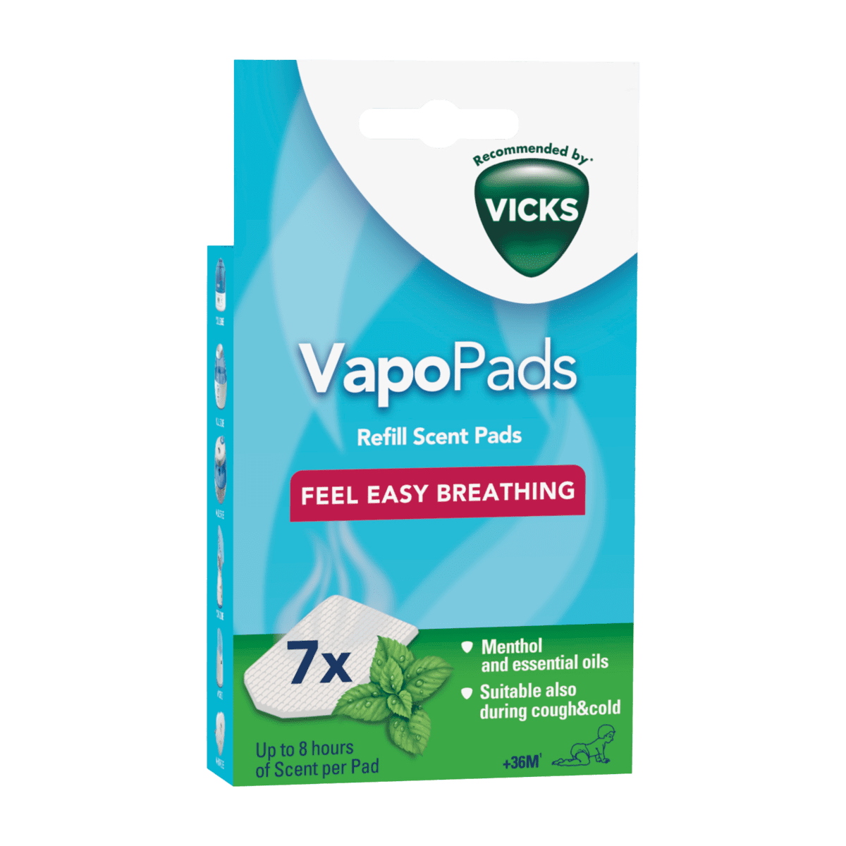Vicks VapoPads Menthol Geurpads
