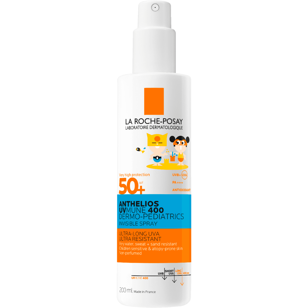 La Roche-Posay Anthelios Kind Zonnebrandspray UVMUNE SPF50+ 200 ML