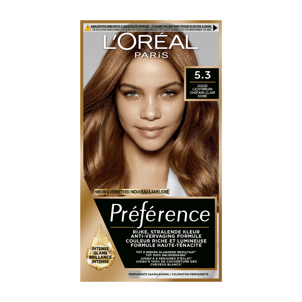 L'Oréal Paris Préférence Permanente Haarverf 5.3 Virginie