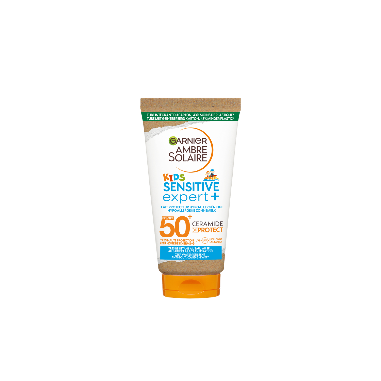 Garnier Ambre Solaire Kids Reisformaat Zonnebrandmelk SPF 50+ 50 ML
