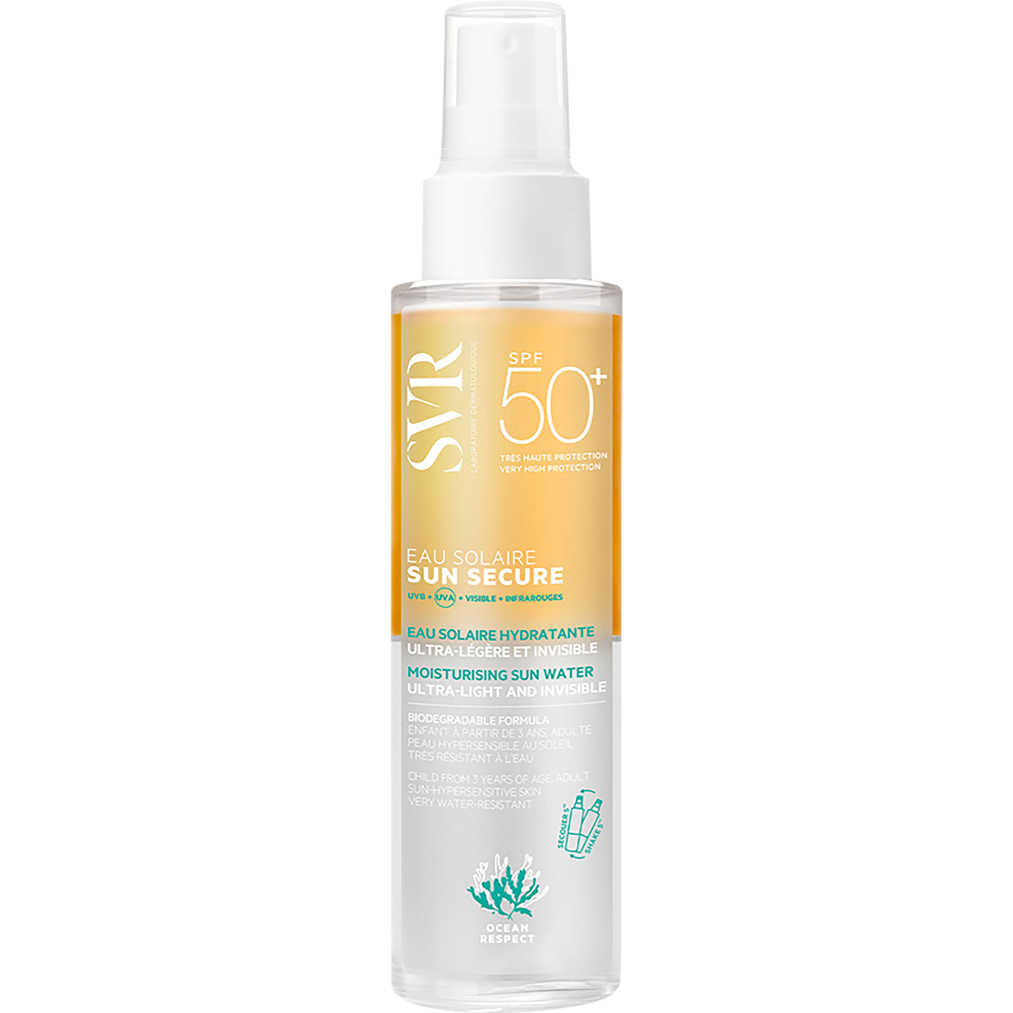 SVR Sun Secure Eau Solaire SPF50 200ML