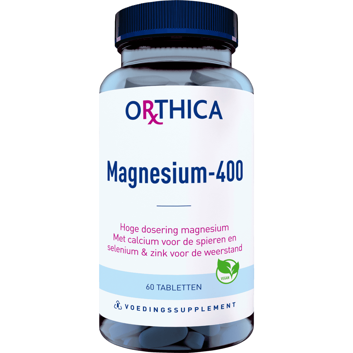 Orthica Magnesium-400 Voedingssupplement Tabletten 60 stuks