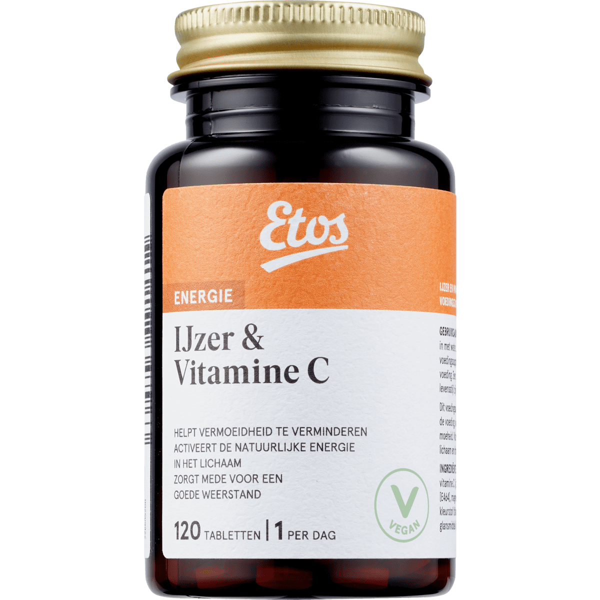 Etos Vitamine C en IJzer Tabletten 120 stuks