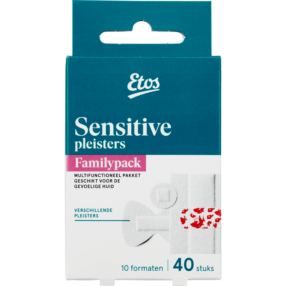 Voorwoord Nog steeds Literatuur Etos Family Pack Sensitive Pleisters 40 Pleisters 40 EA | Etos