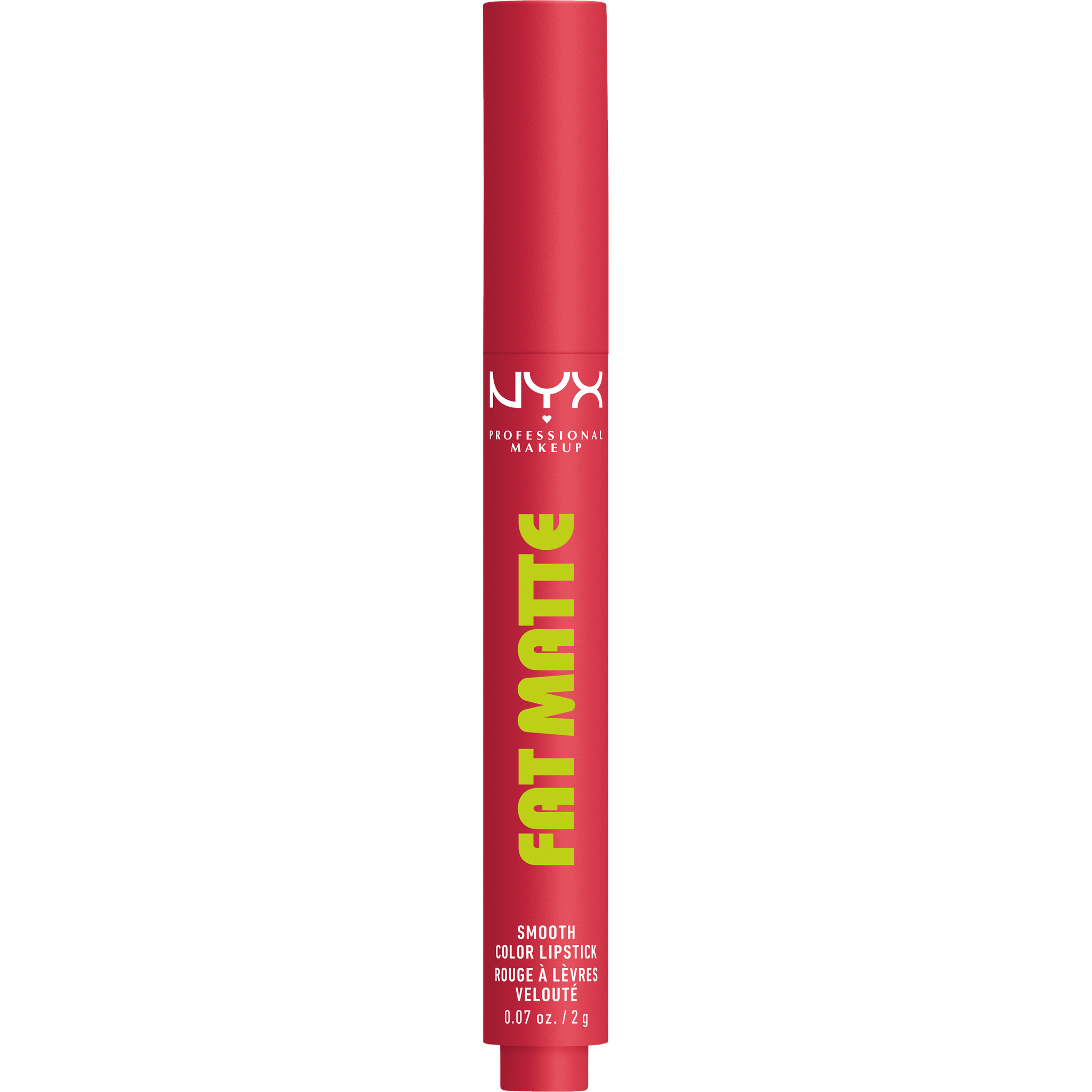 NYX Professional Make Up Fat Matte Lipstick 10 Flamingo Feather Roze