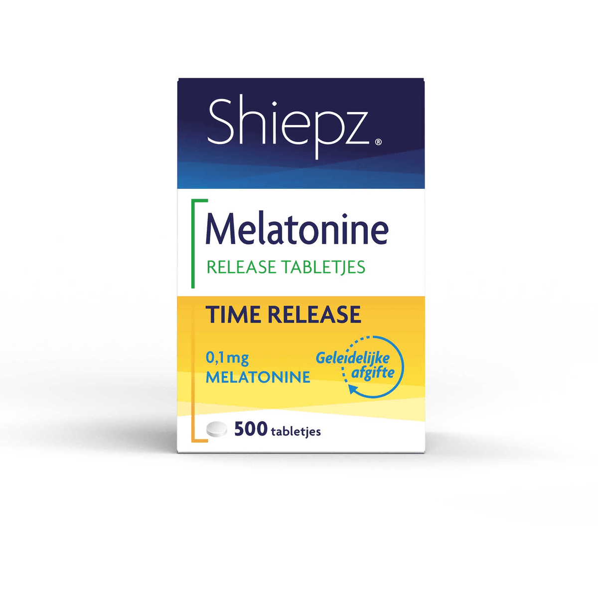 Shiepz Melatonine Time Release 0,1 MG Tabletten 500 stuks