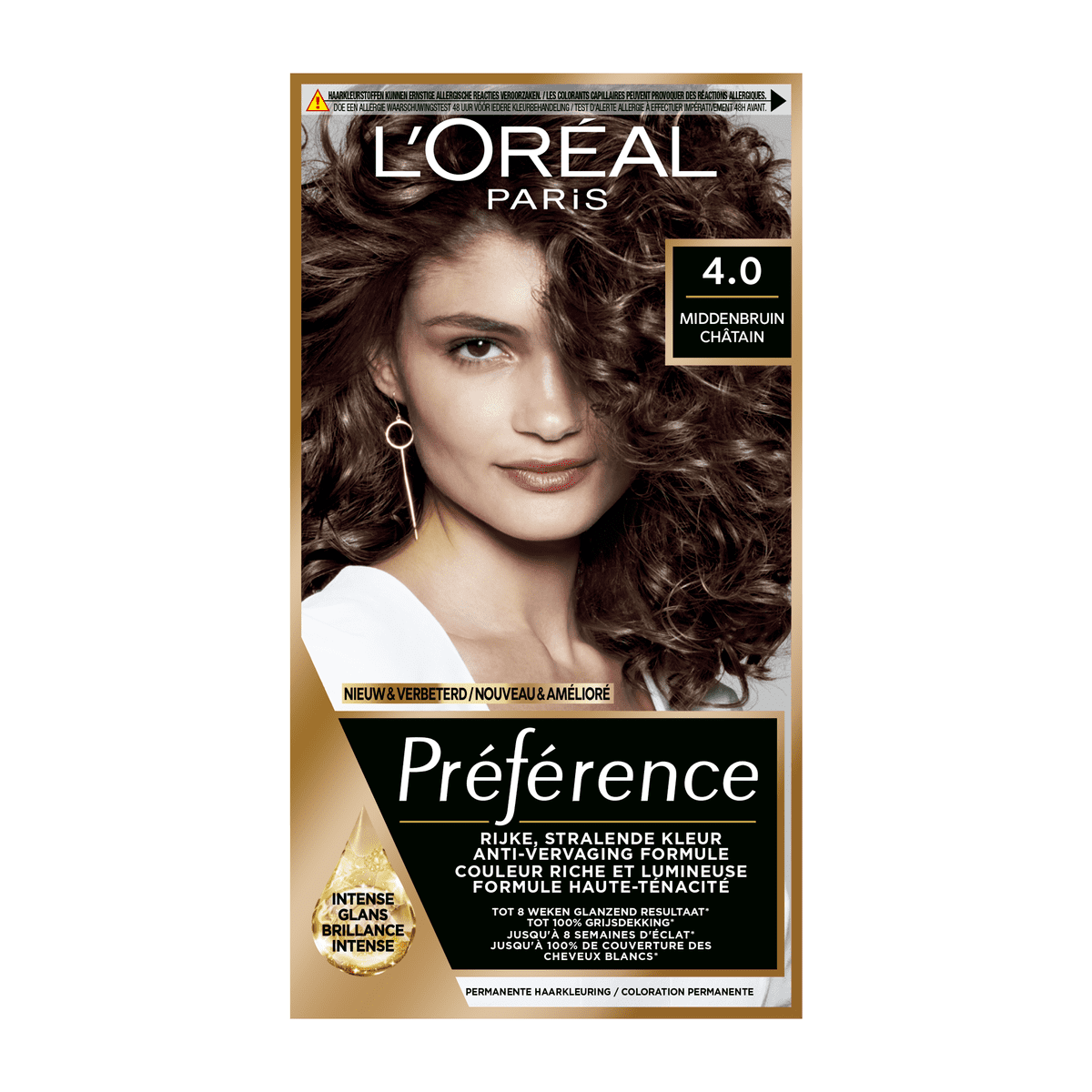L'Oréal Paris Préférence Permanente Haarverf 4 Tahiti