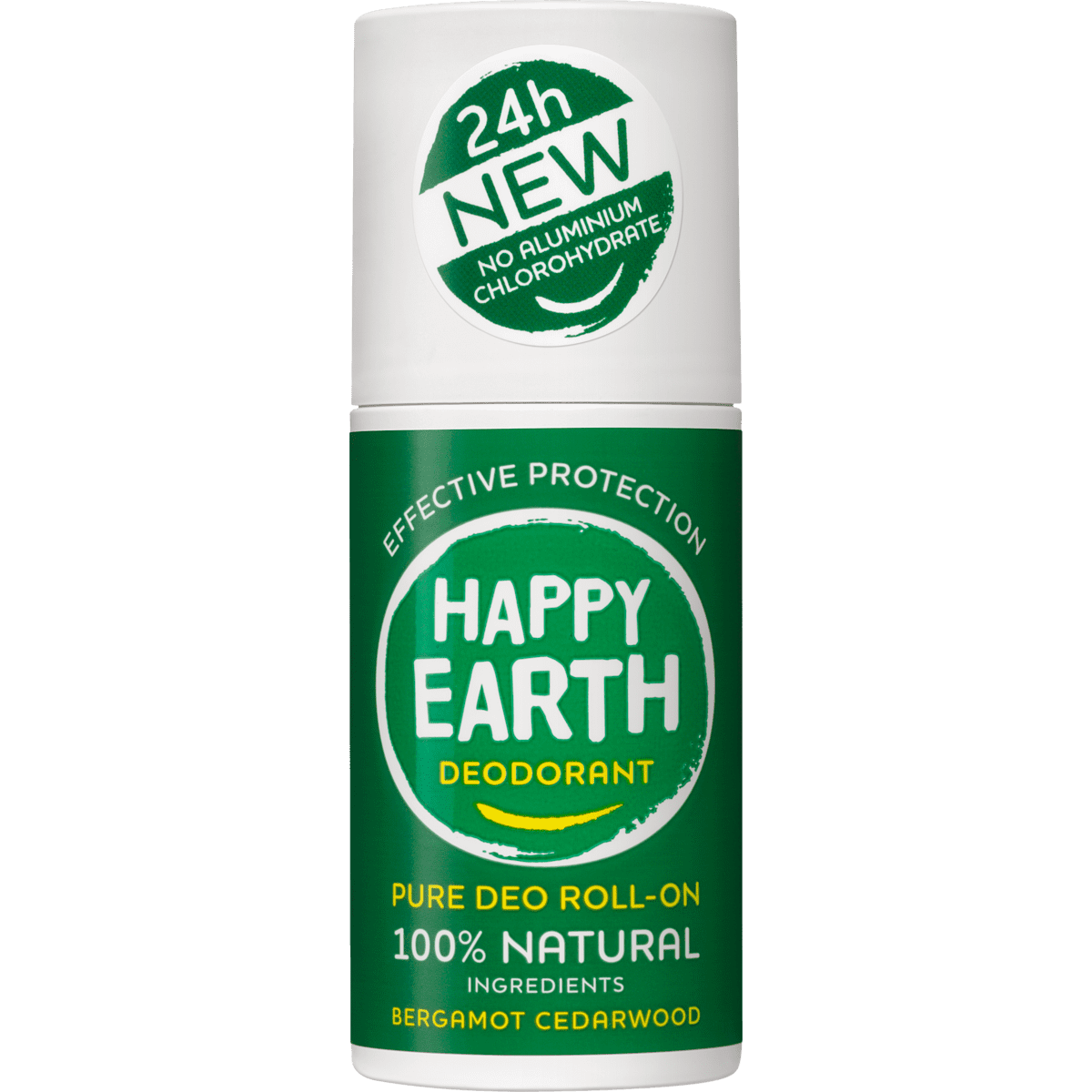 Happy Earth 100% Natuurlijke Bergamot Deodorant Roller 75 ML
