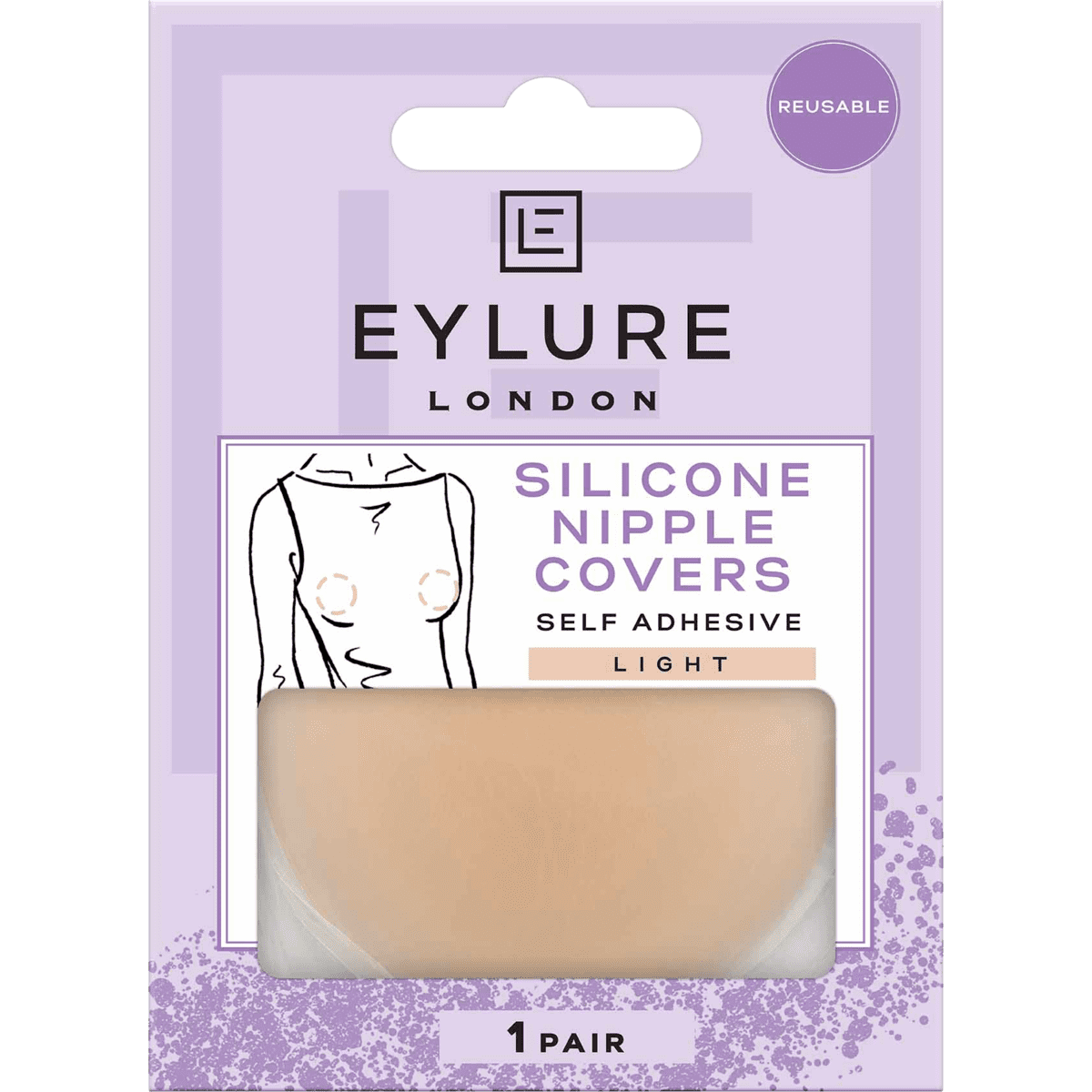 Eylure Silicone Nipple Cover Re-usable Light