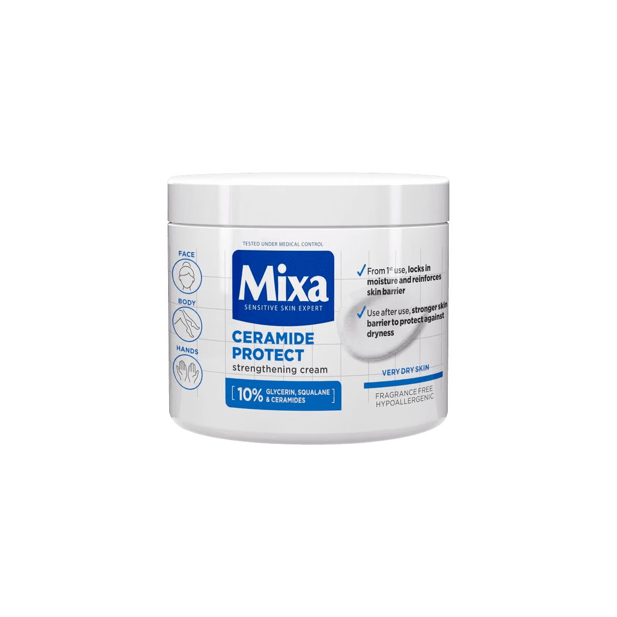 Mixa Ceramide Protect Bodycrème Pot 400 ML