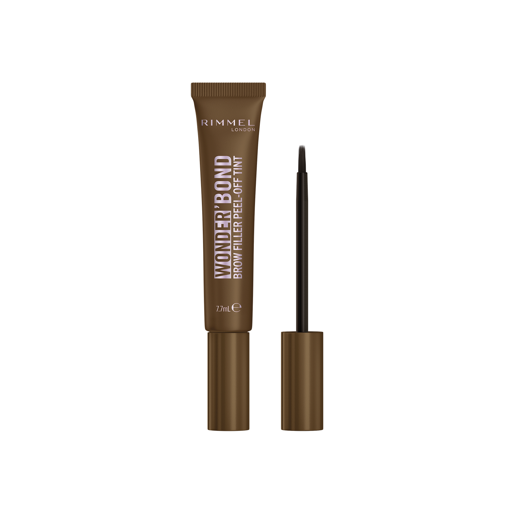 Rimmel Wonder'Bond Brow Filler Peel-Off Tint 002 Medium Brown - Langhoudende Brow Gel 7,7 ml