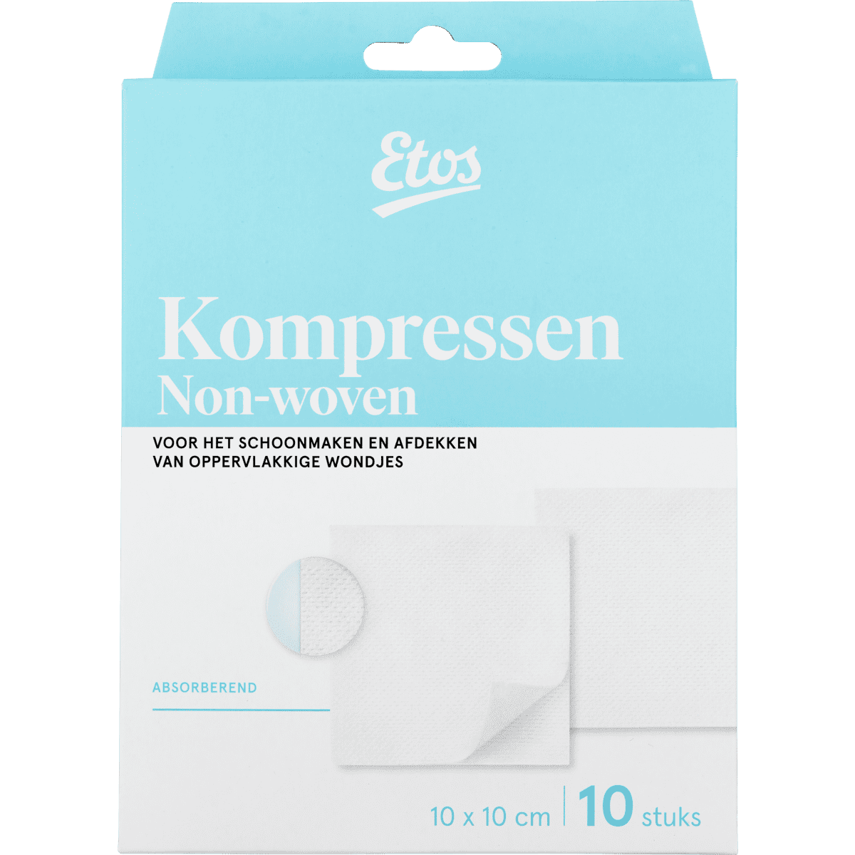 Etos Gaaskompressen 10 x 10 CM 10 stuks