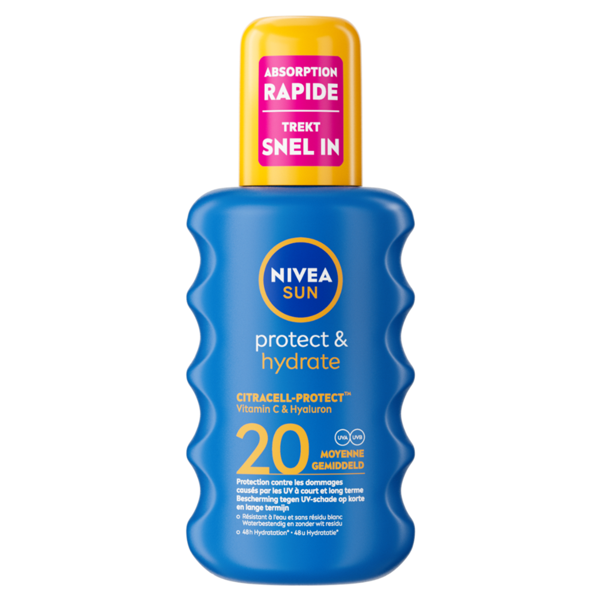 NIVEA SUN Zonnebrand Protect & Hydrate Spray SPF 20 200 ML