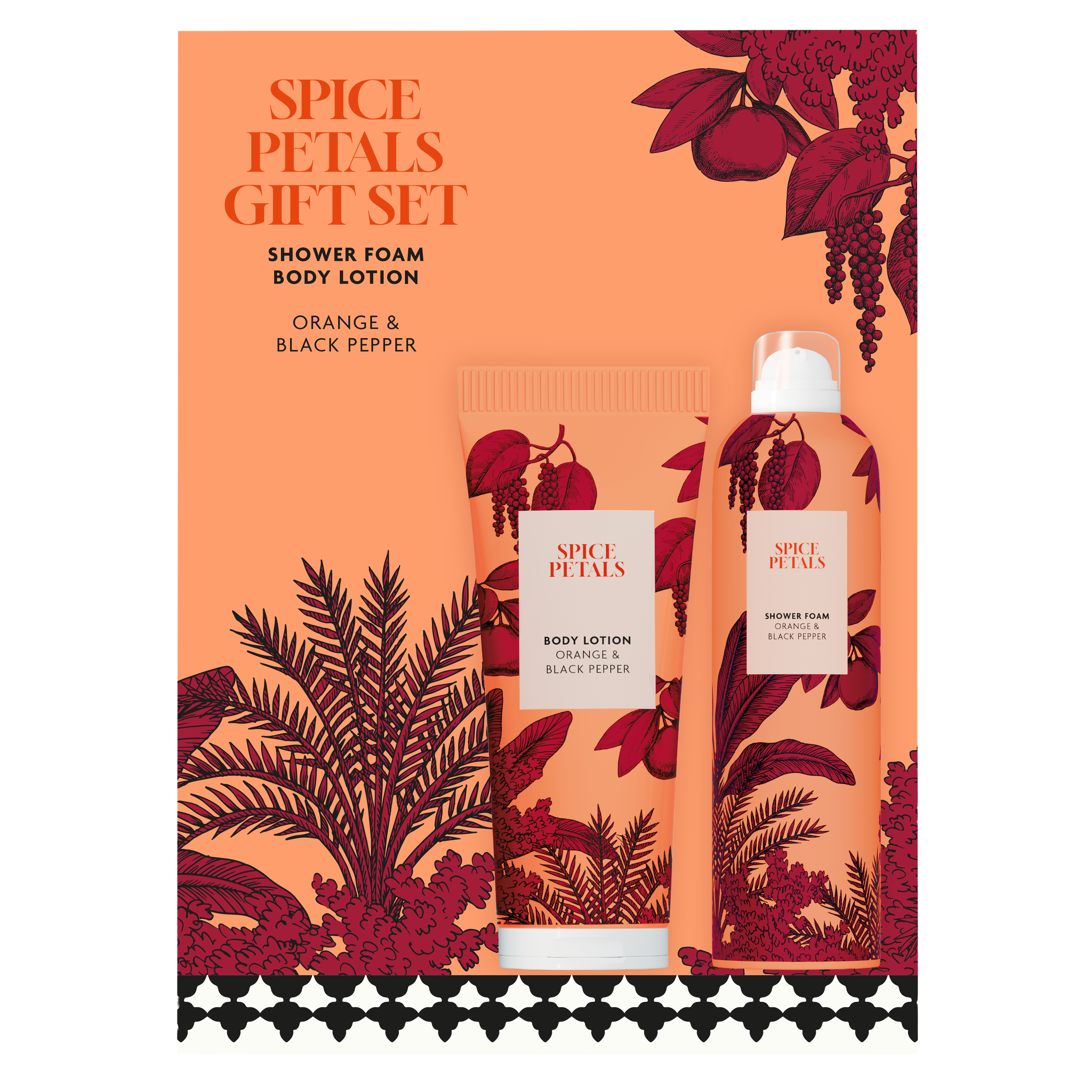 Etos Spice Petals Giftset Foam & Body Lotion