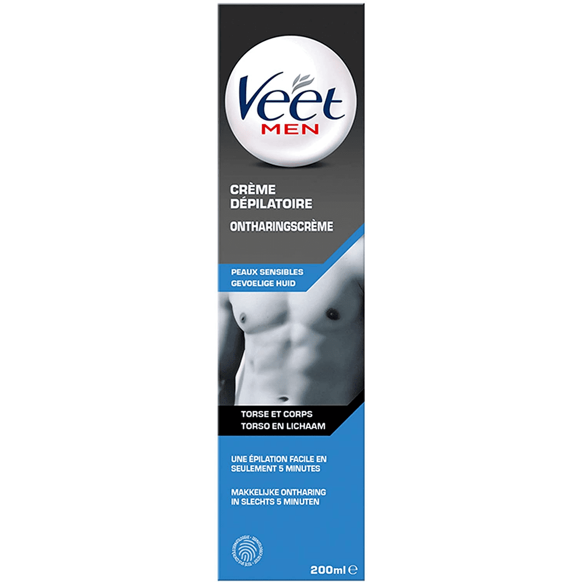 Nieuwe betekenis erts 鍔 Veet for Men Ontharingscreme Gevoelige Huid 200 ML 200 ML | Etos