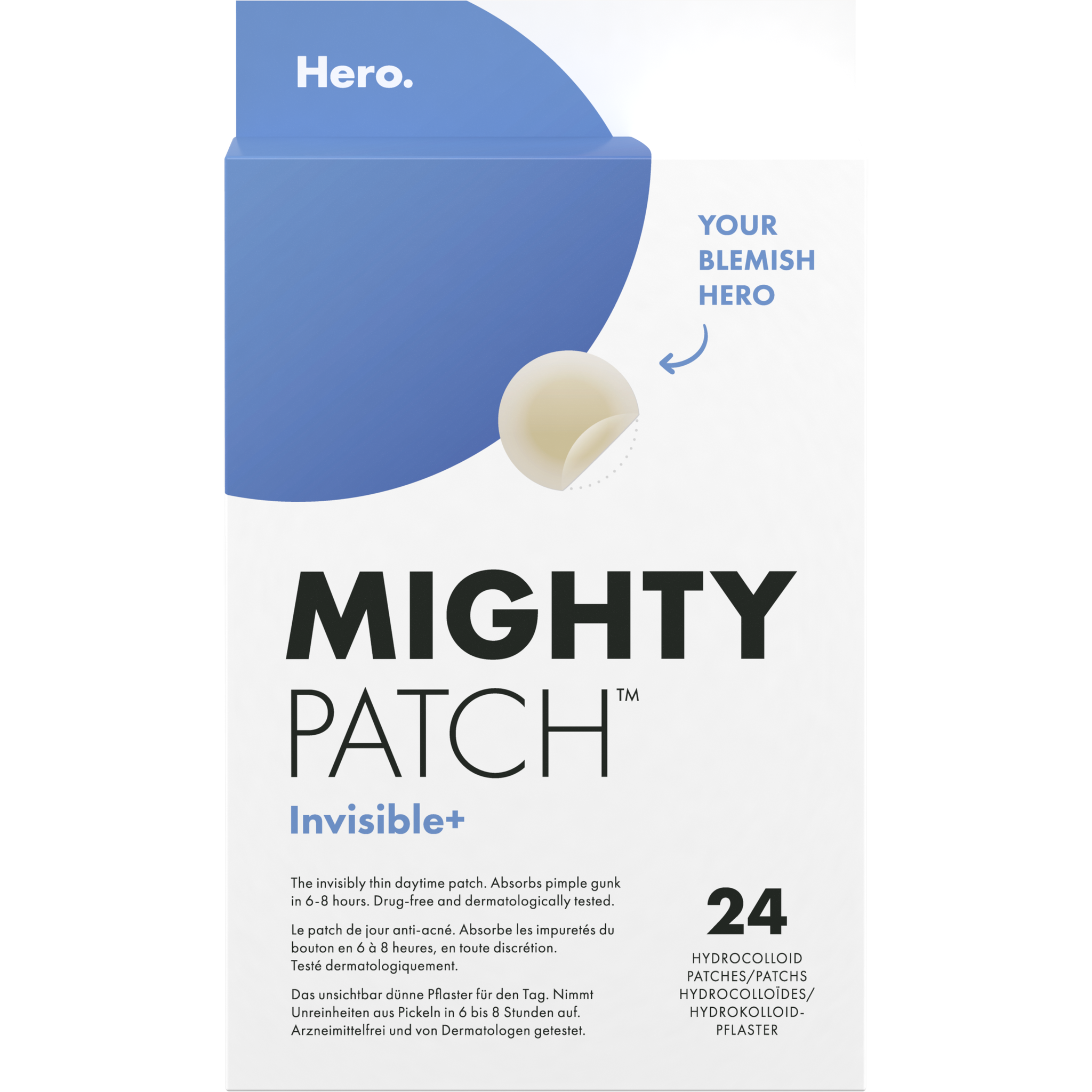 Hero Mighty Patch Invisible+ 24 patches
