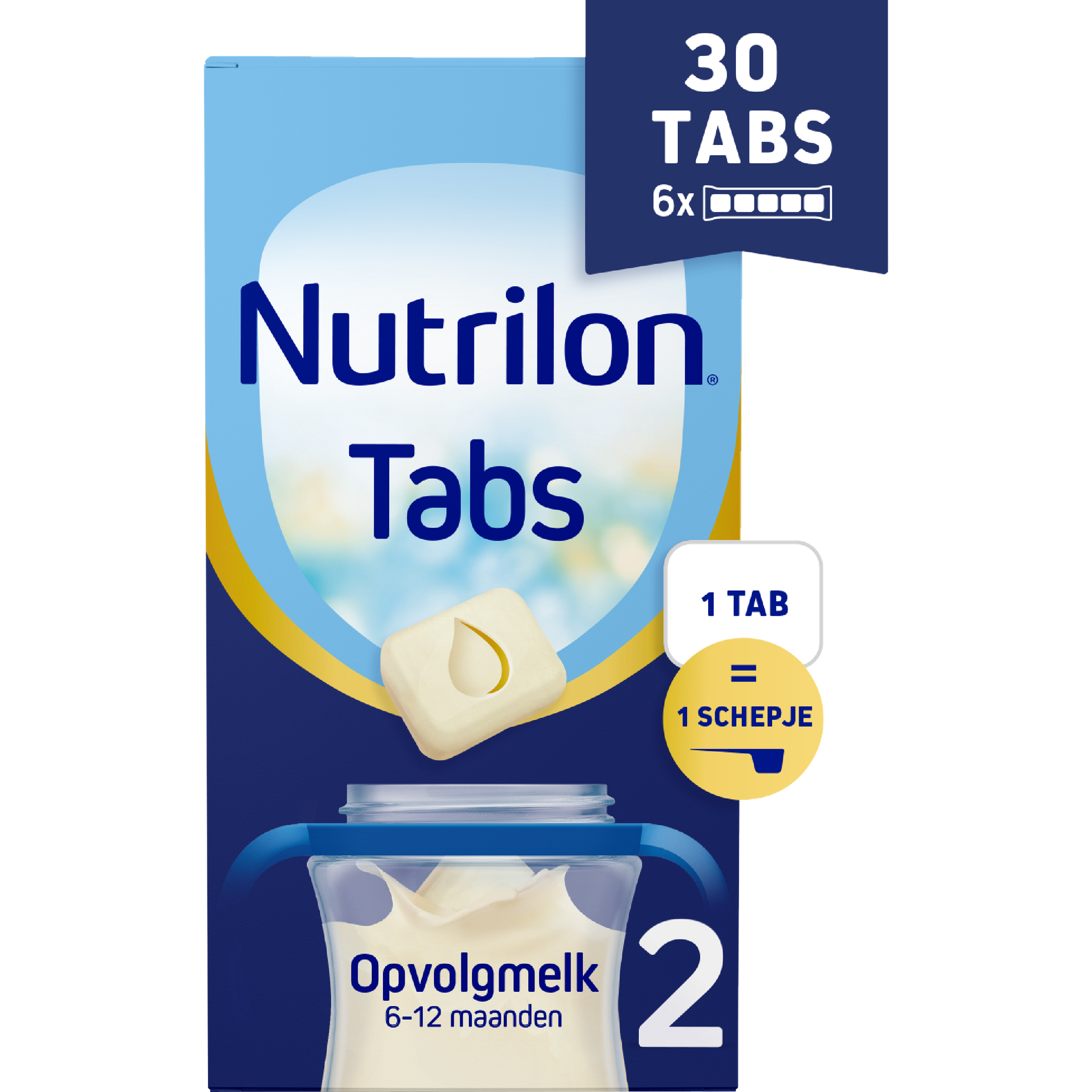 Nutrilon 2 Opvolgmelk 6-12 Maanden Tabs 27 gram