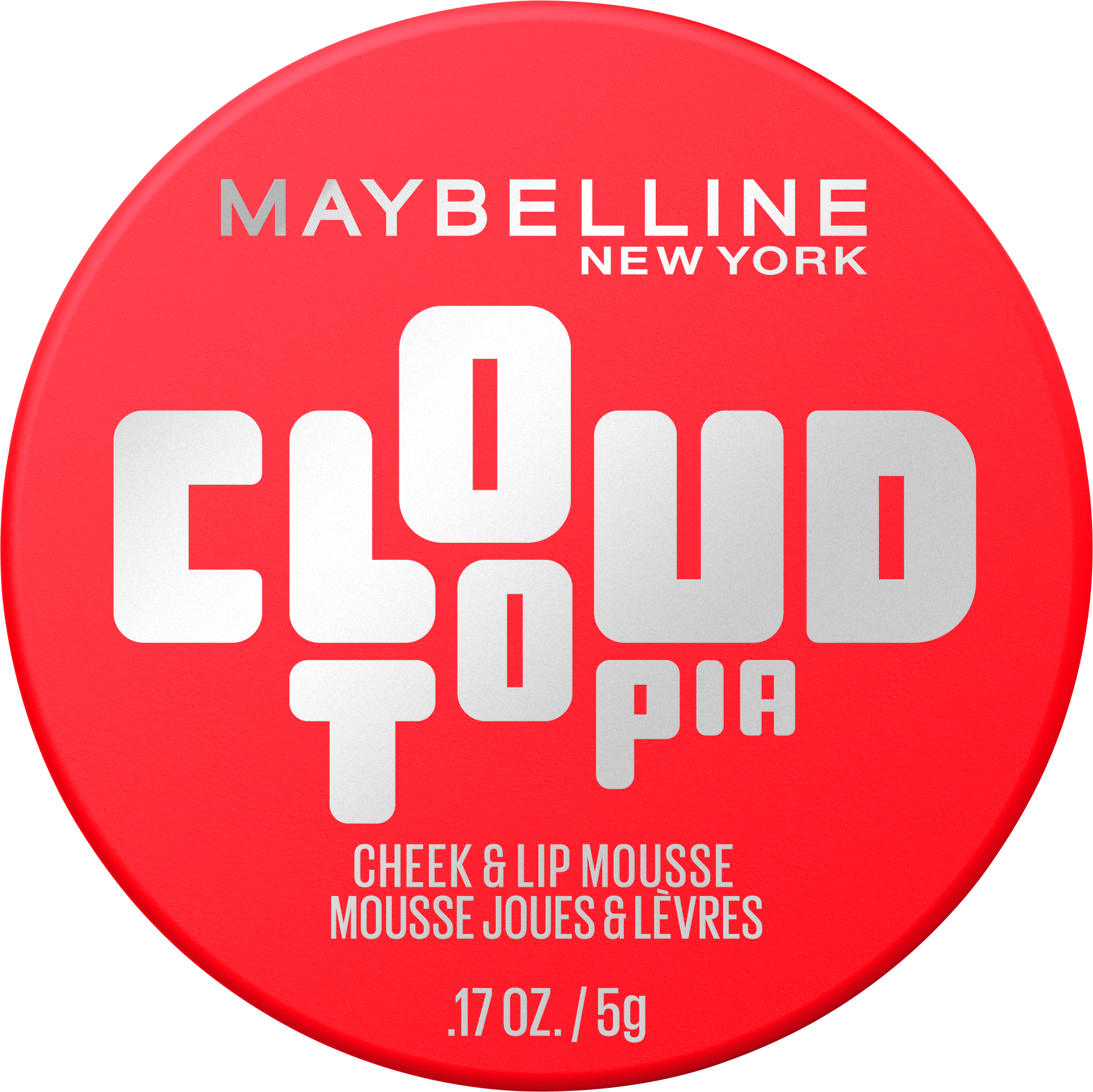 Maybelline New York Cloud Topia Blush Cream Cheek & Lip Mousse 03 Divine Crimson Rood
