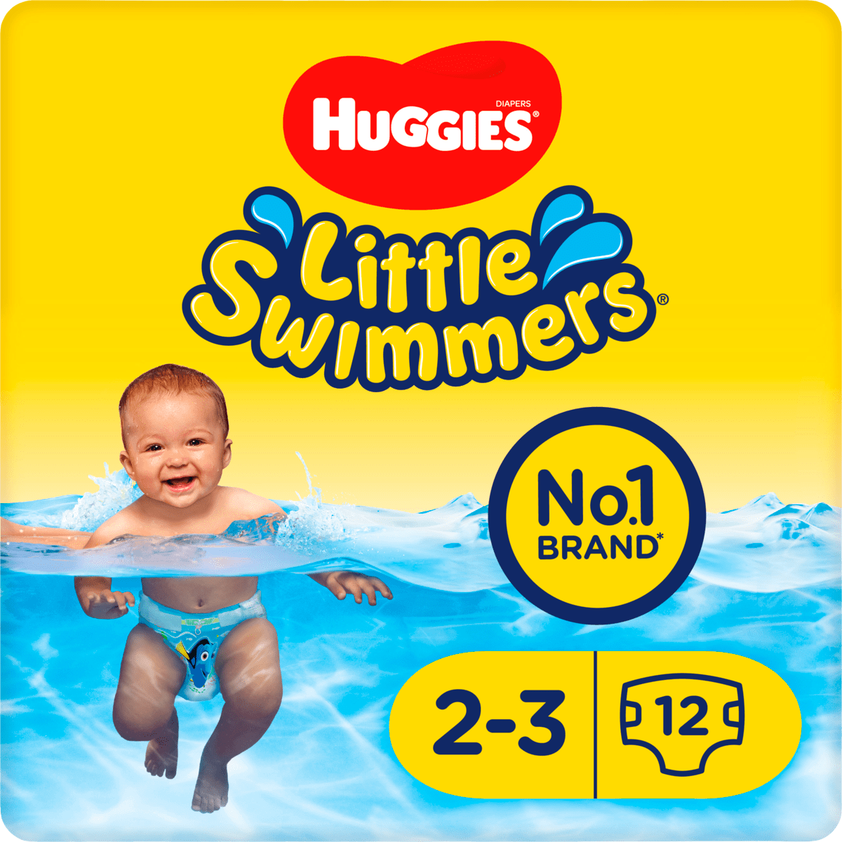 Huggies Little Swimmers Zwemluiers Maat 2-3 Extra Small 3-8 kg 12 stuks