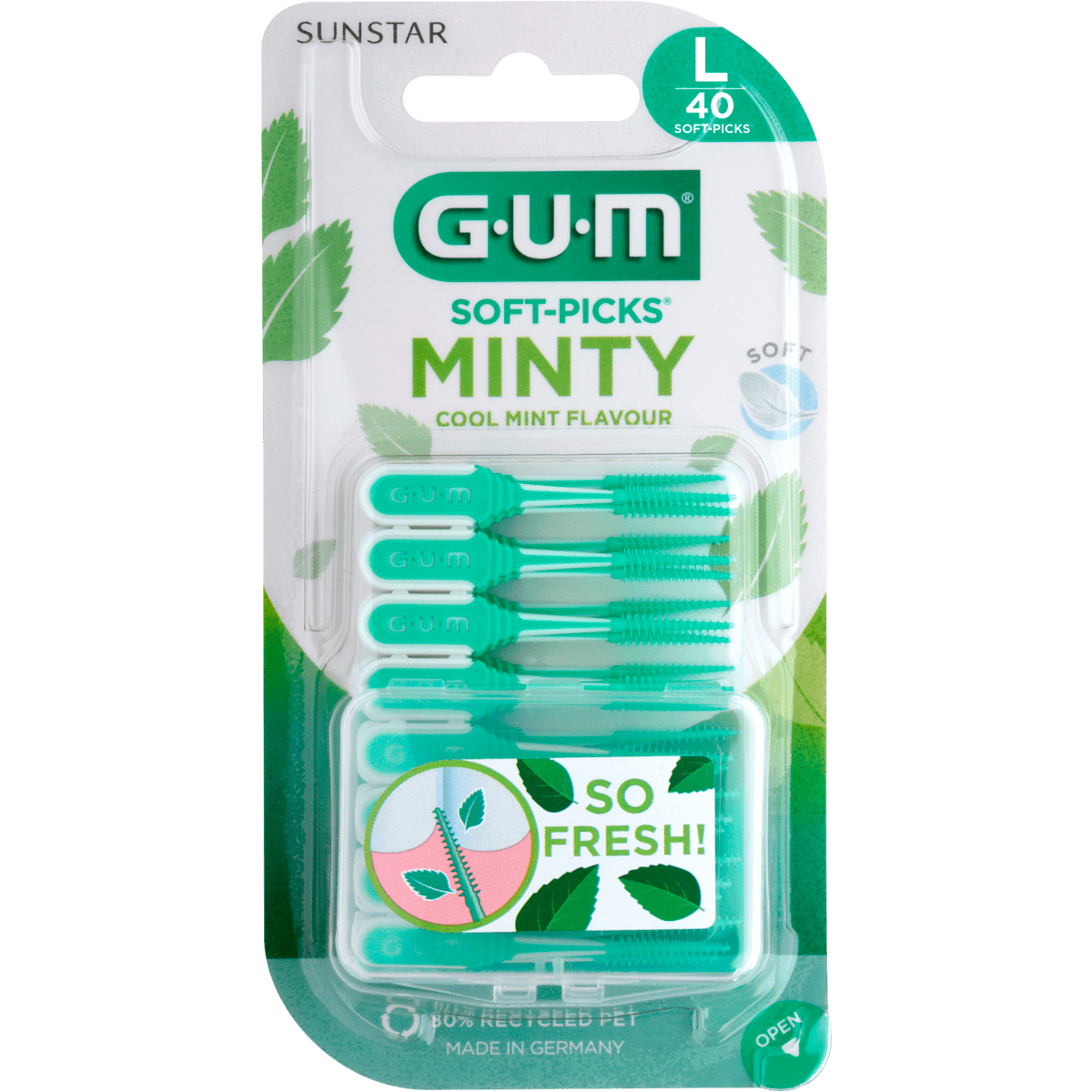 GUM® Soft-Picks Comfort Flex Minty Large 40 stuks