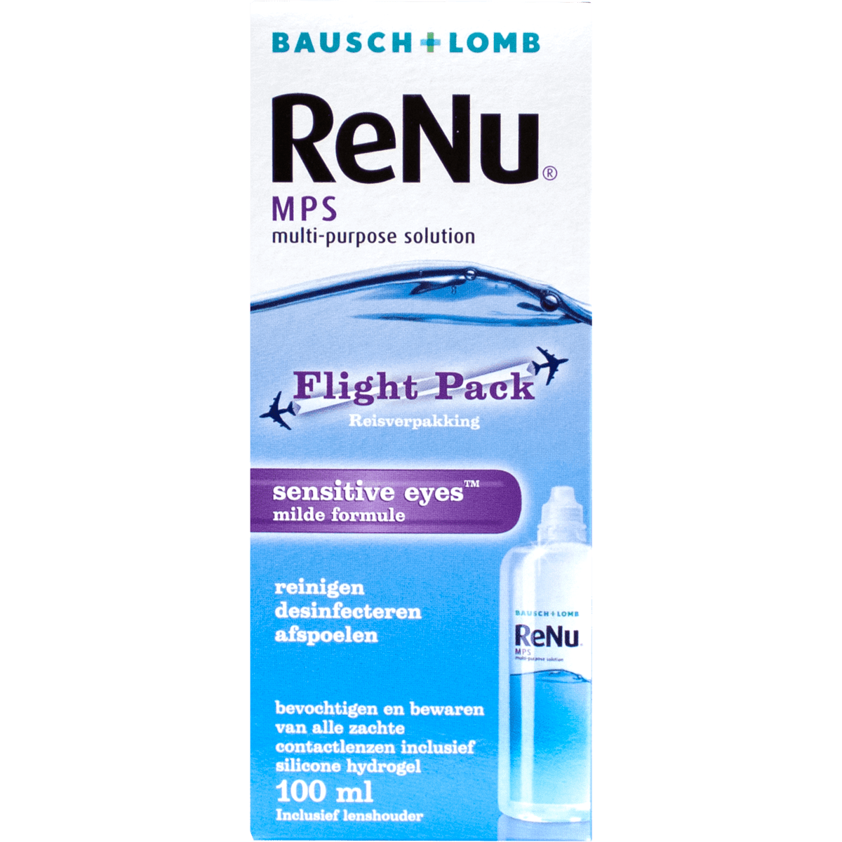 Bausch + Lomb ReNu MPS Flight Pack Sensitive Eyes 100 ML