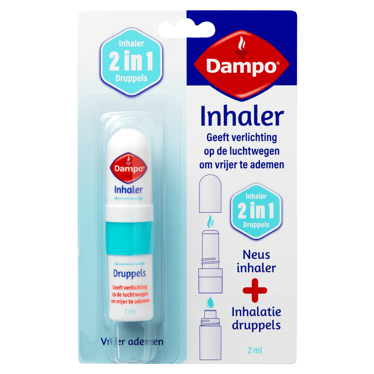 Dampo 2-in-1 Inhaler 2 ML