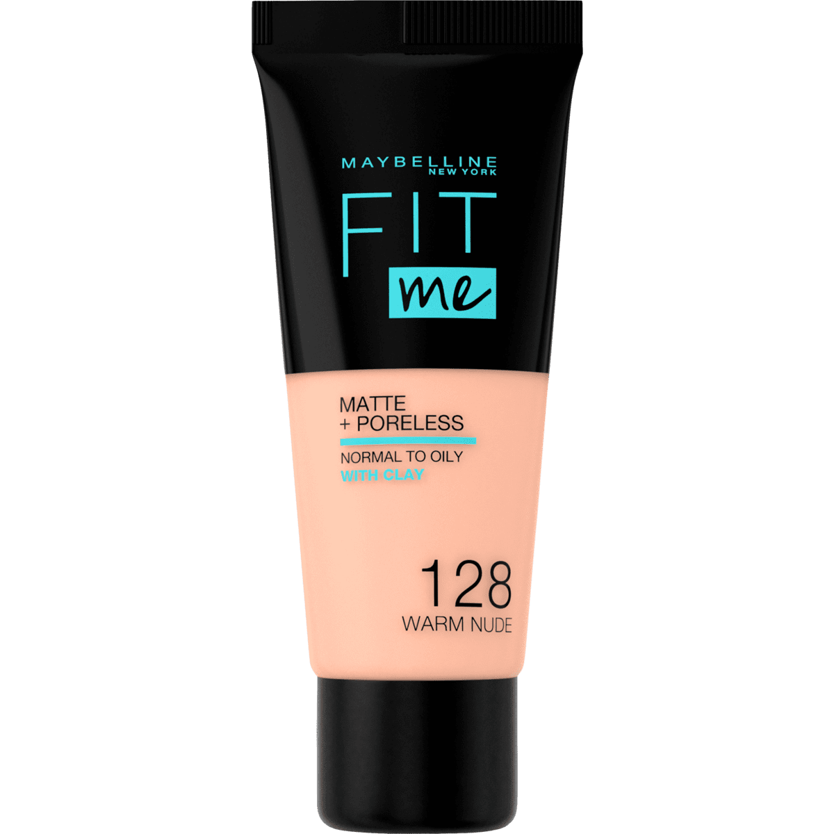 Maybelline New York Fit Me Matte + Poreless Foundation 128 Warm Nude 30 ML