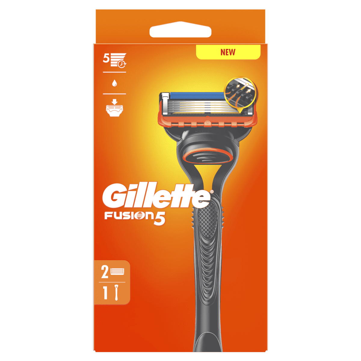 Gillette Fusion5 Scheersysteem Met 2 Navulmesjes