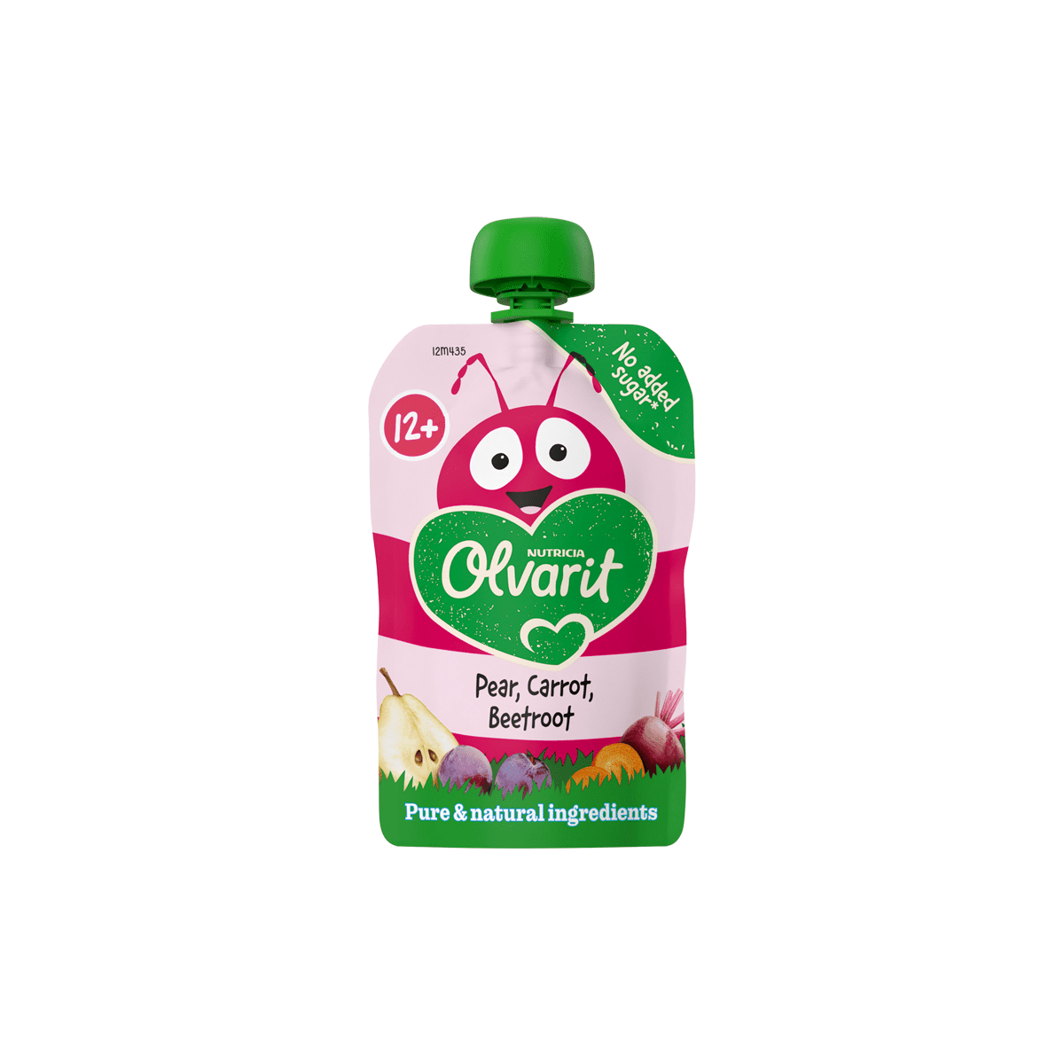 Olvarit Knijpfruit Peer Wortel Rode Biet 12+ Maanden 100 gram
