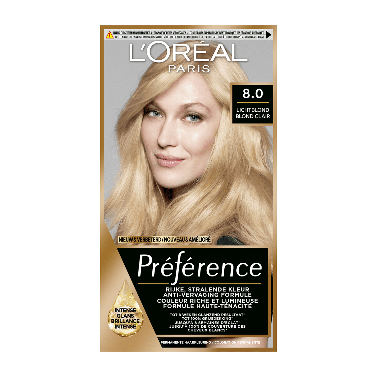 L'Oréal Paris Préférence Permanente Haarverf 8 California