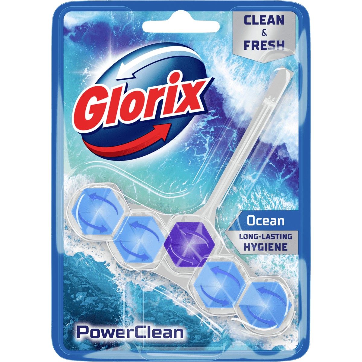 Glorix PowerClean Ocean Toiletblok