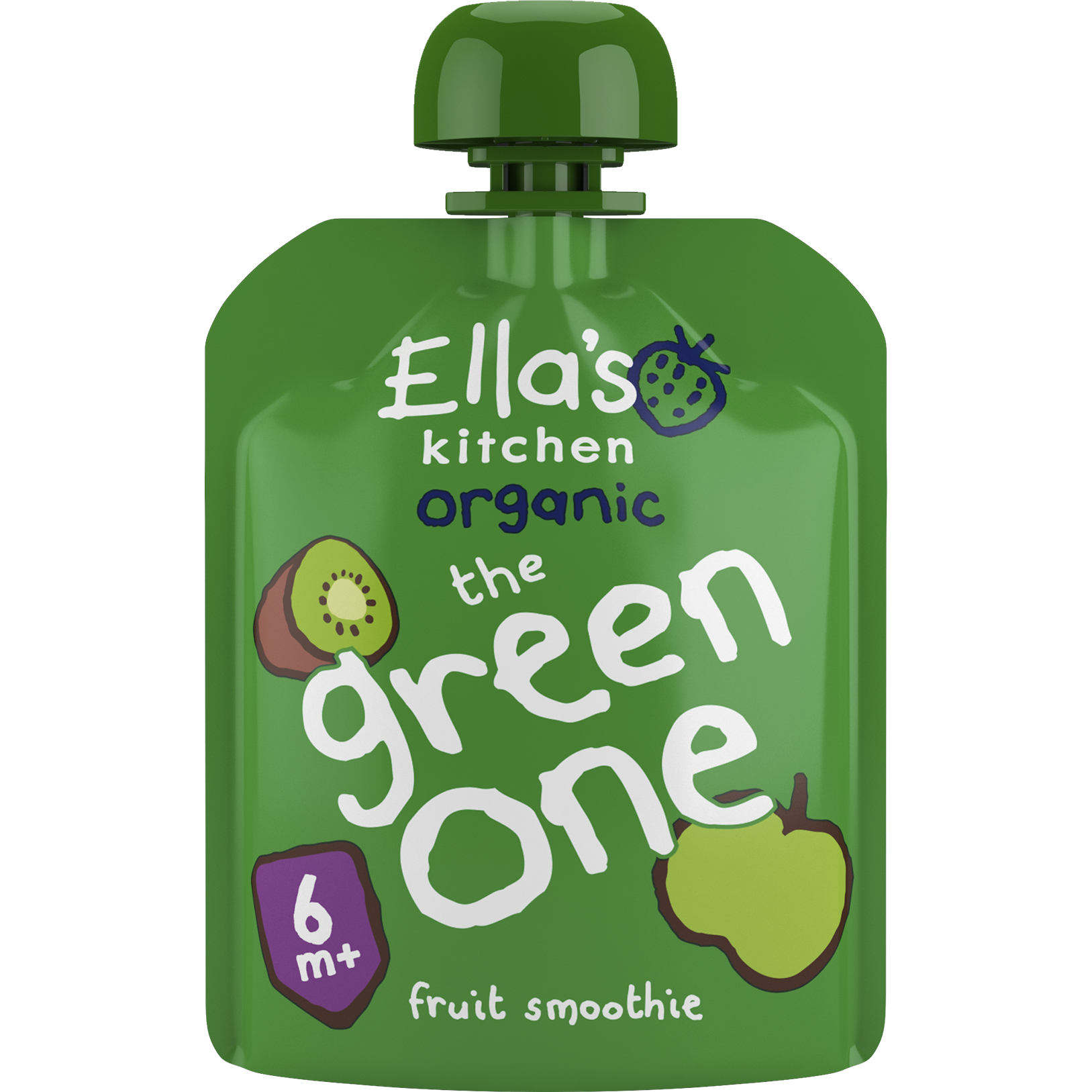 Ella's Kitchen Bio Knijpfruit The Green One 6+ Maanden 90 gram