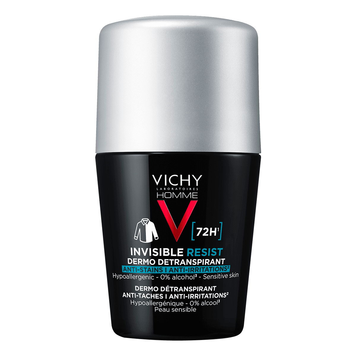 Vichy Homme Deodorant Invisible Resist 72u