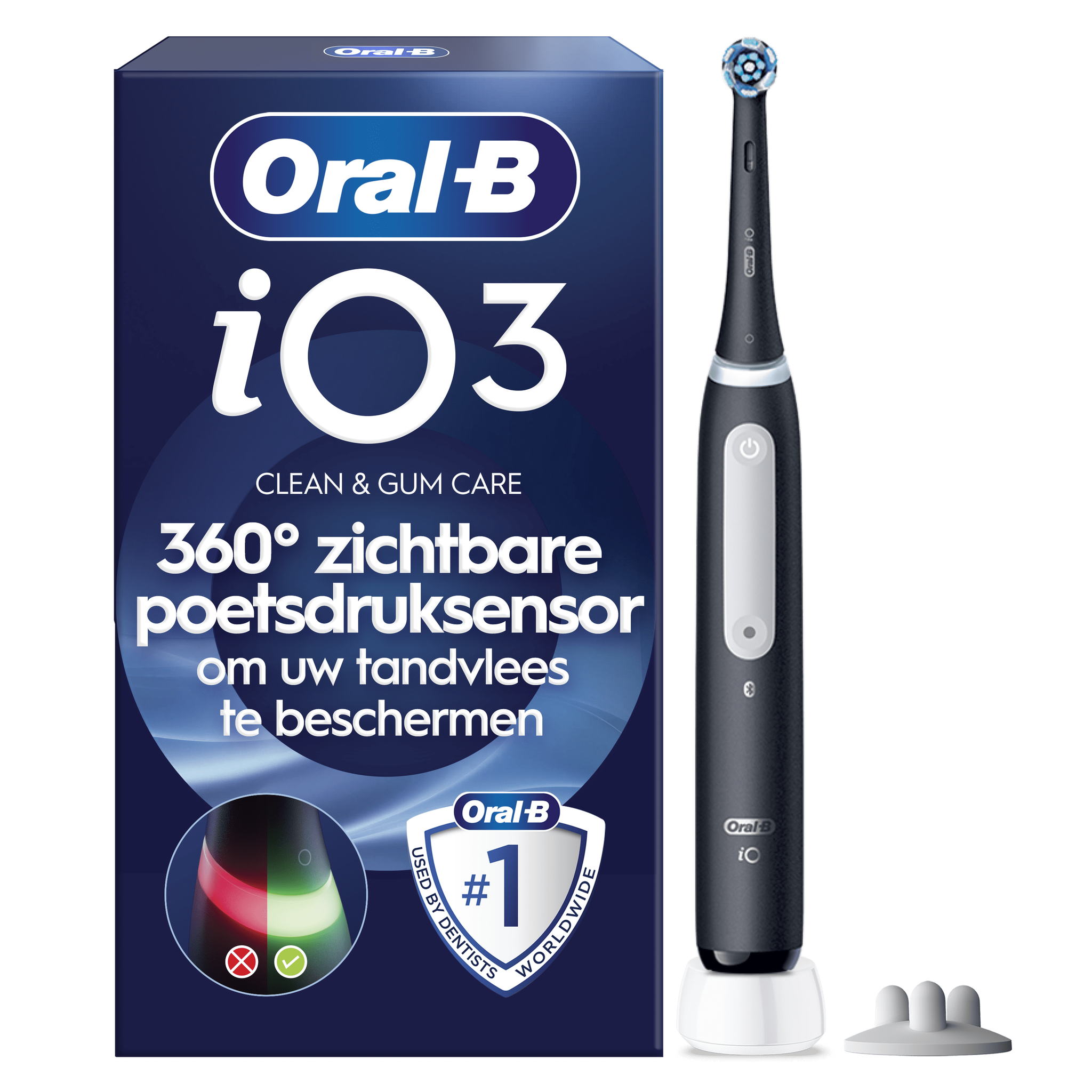 Oral-B iO 3s Zwart Elektrische Tandenborstel