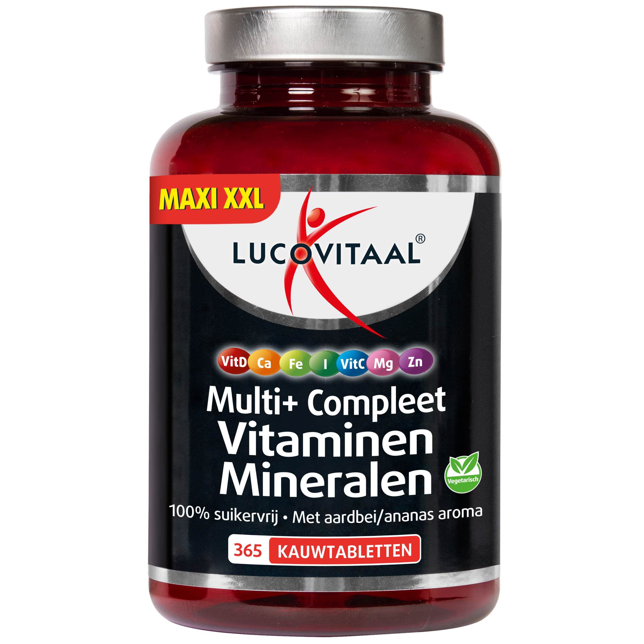 Lucovitaal Multi+ Compleet Vitaminen Mineralen Kauwtabletten 365 stuks