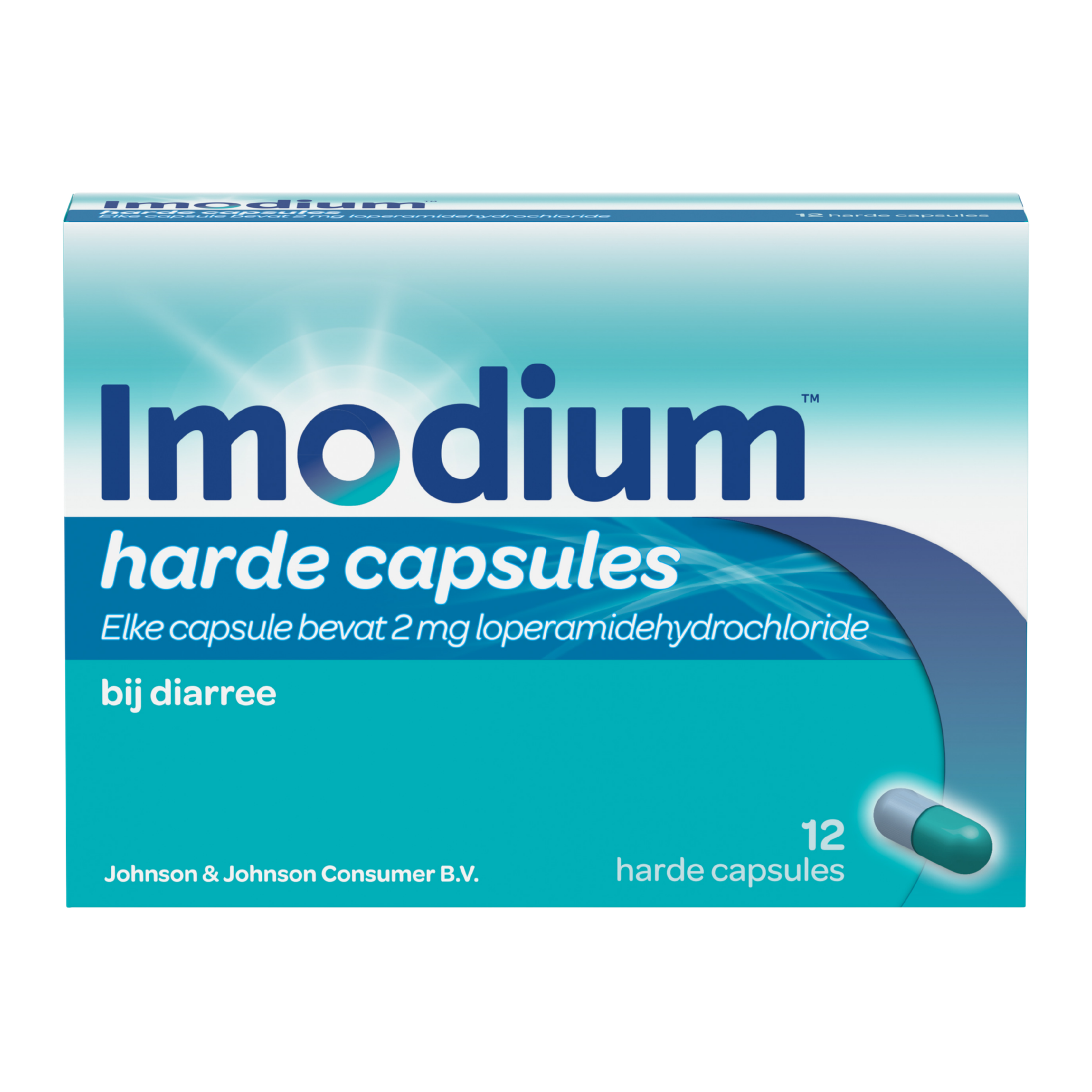 Imodium™ Harde Capsules bij Diarree 12 stuks