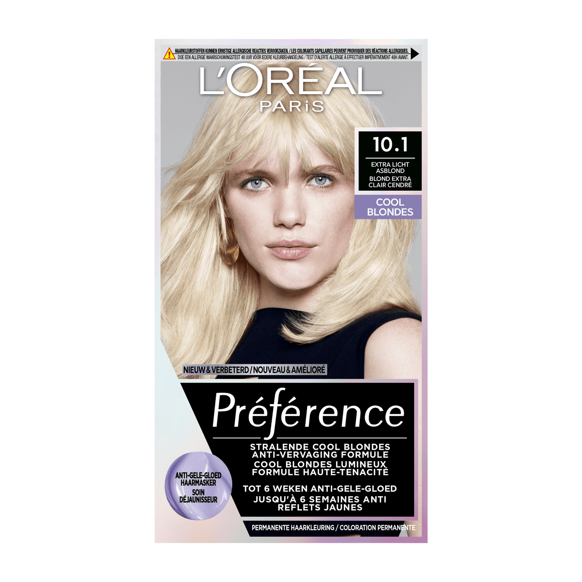 L'Oréal Paris Préférence Permanente Haarverf 10.1 Helsinki