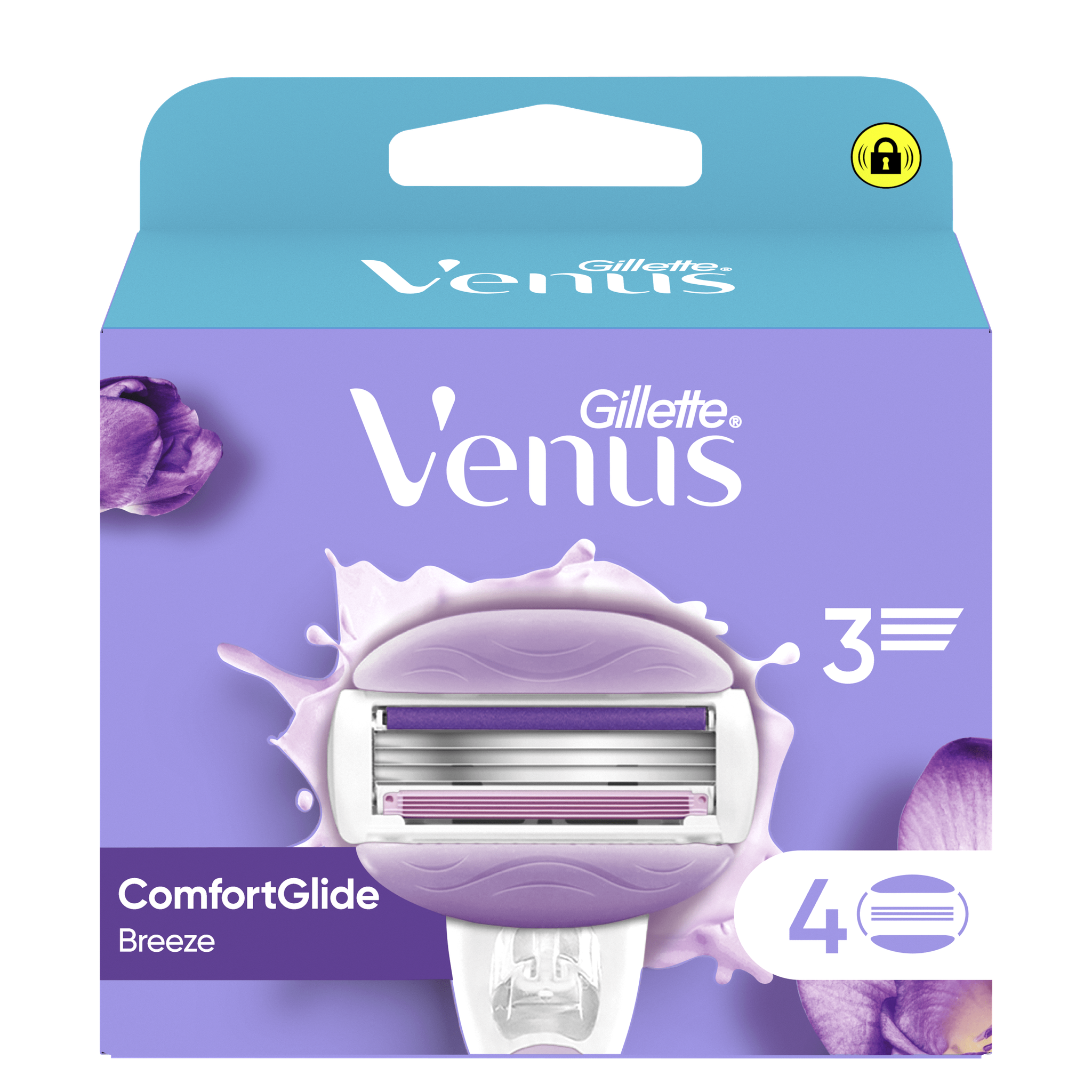 Gillette Venus ComfortGlide Breeze Navulmesjes 4 stuks