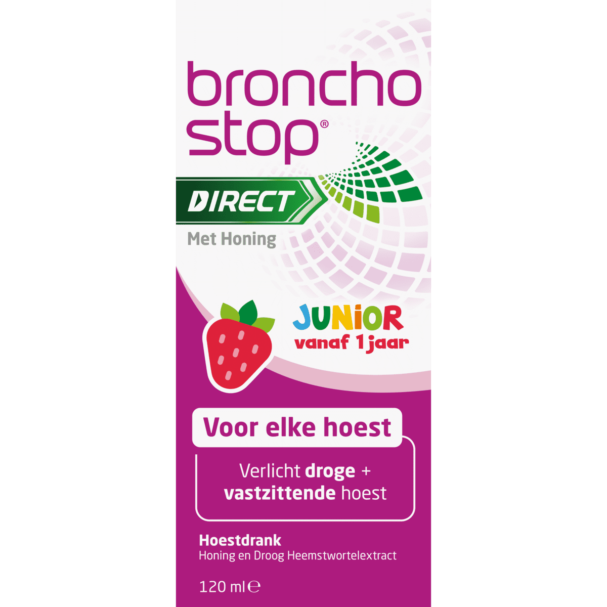 Bronchostop Direct Junior Hoestdrank Met Honing 120 ML