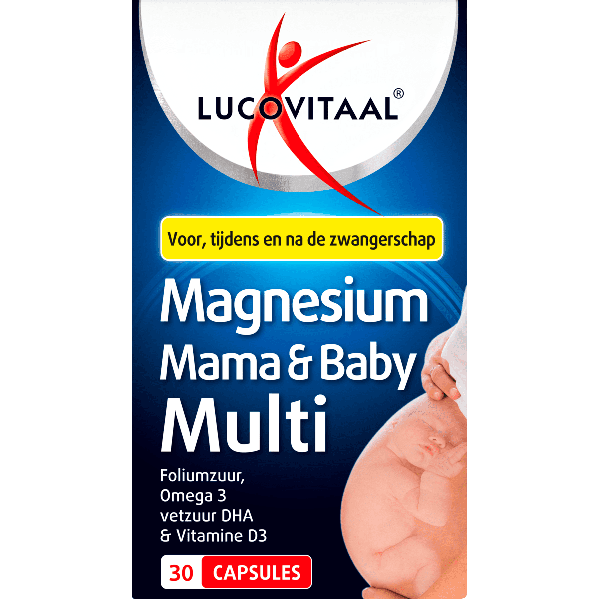 Lucovitaal Magnesium Mama & Baby Multi Capsules 30 stuks