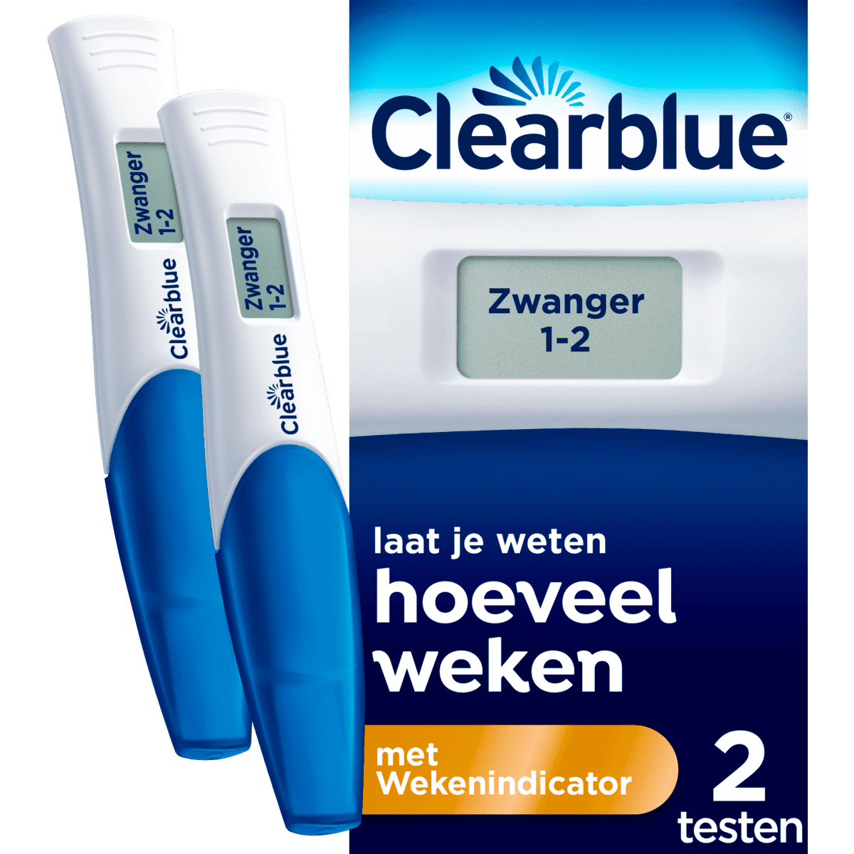 Clearblue Zwangerschapstest met Wekenindicator 2 stuks