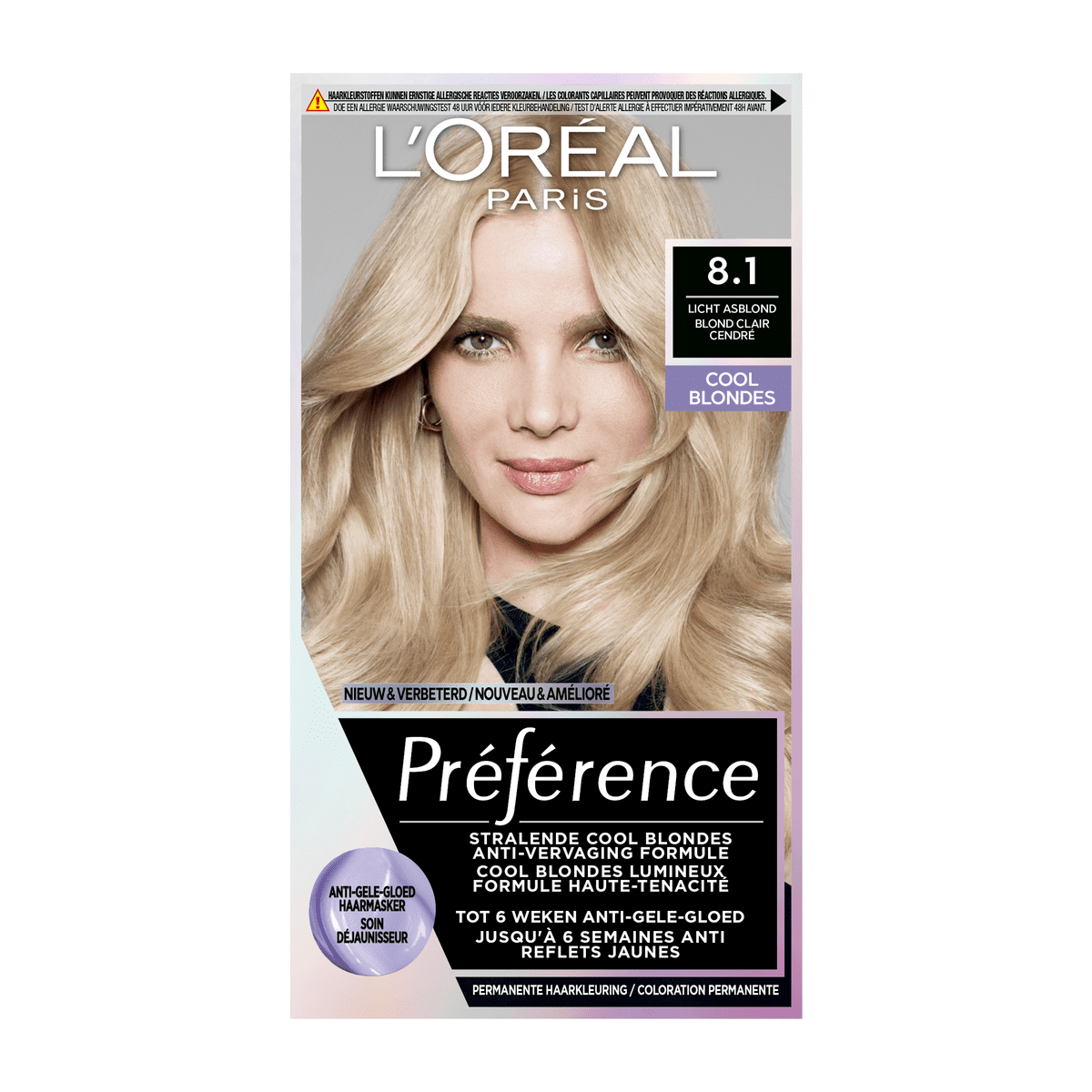 L'Oréal Paris Préférence Permanente Haarverf 8.1 Copenhague