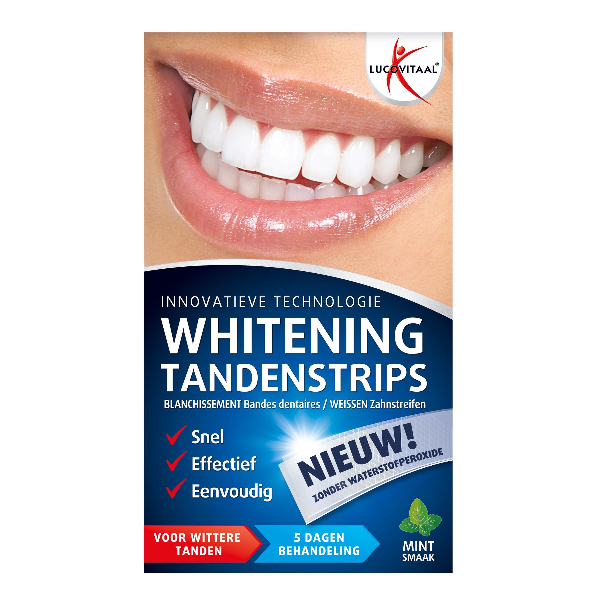 Lucovitaal Whitening Tandenstrips 5 stuks
