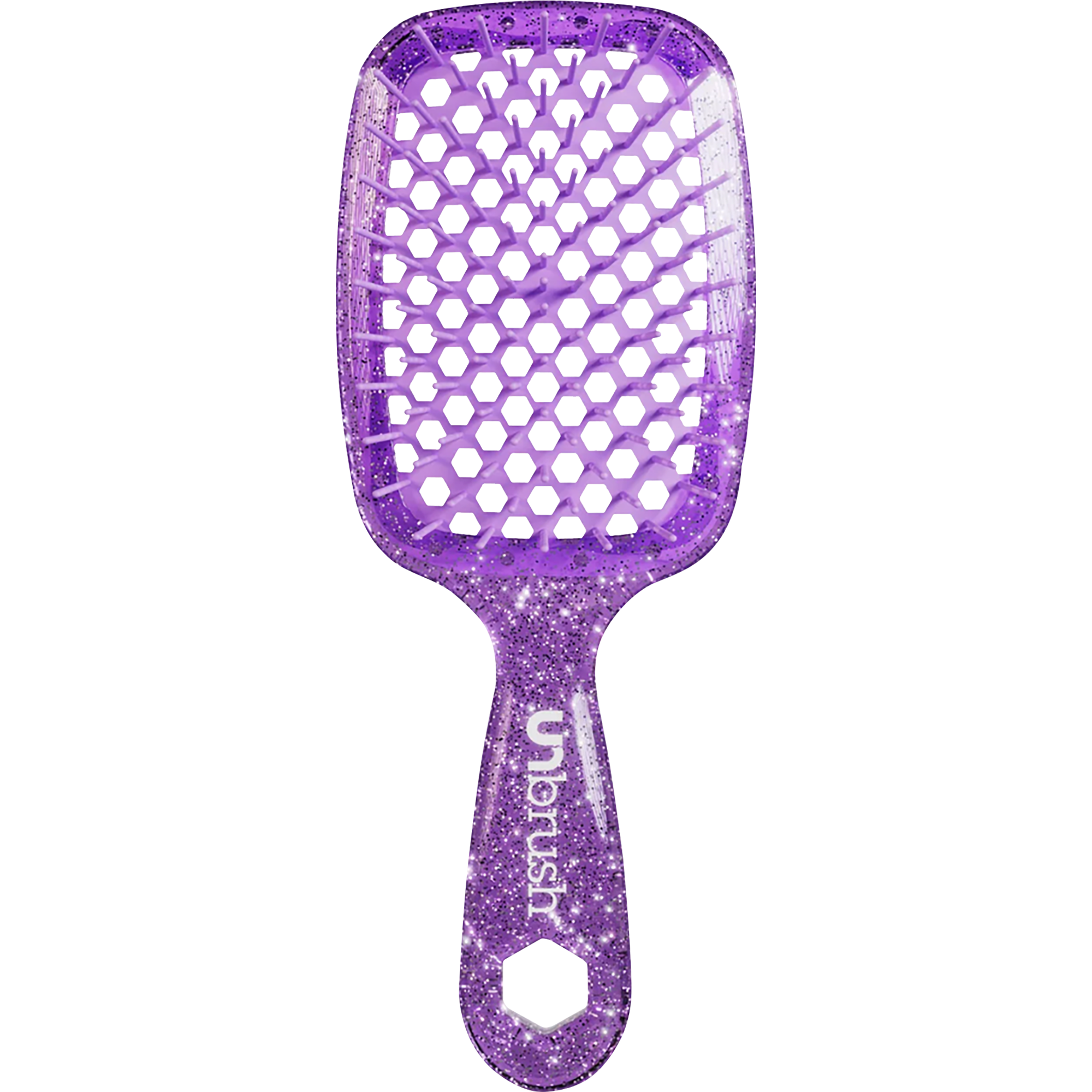 UNbrush Detangling Hair Brush Amethyst 1 stuk