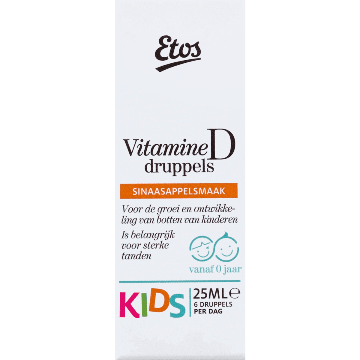 Bruidegom skelet Bij wet Etos Kids Vitamine D Druppels 25 ML 25 ML | Etos